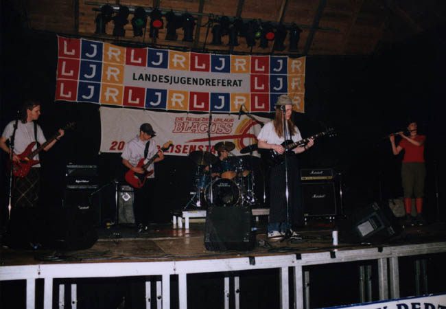 Der Bandwettbewerb 2001 in der Cselley-Mühle Oslip.
